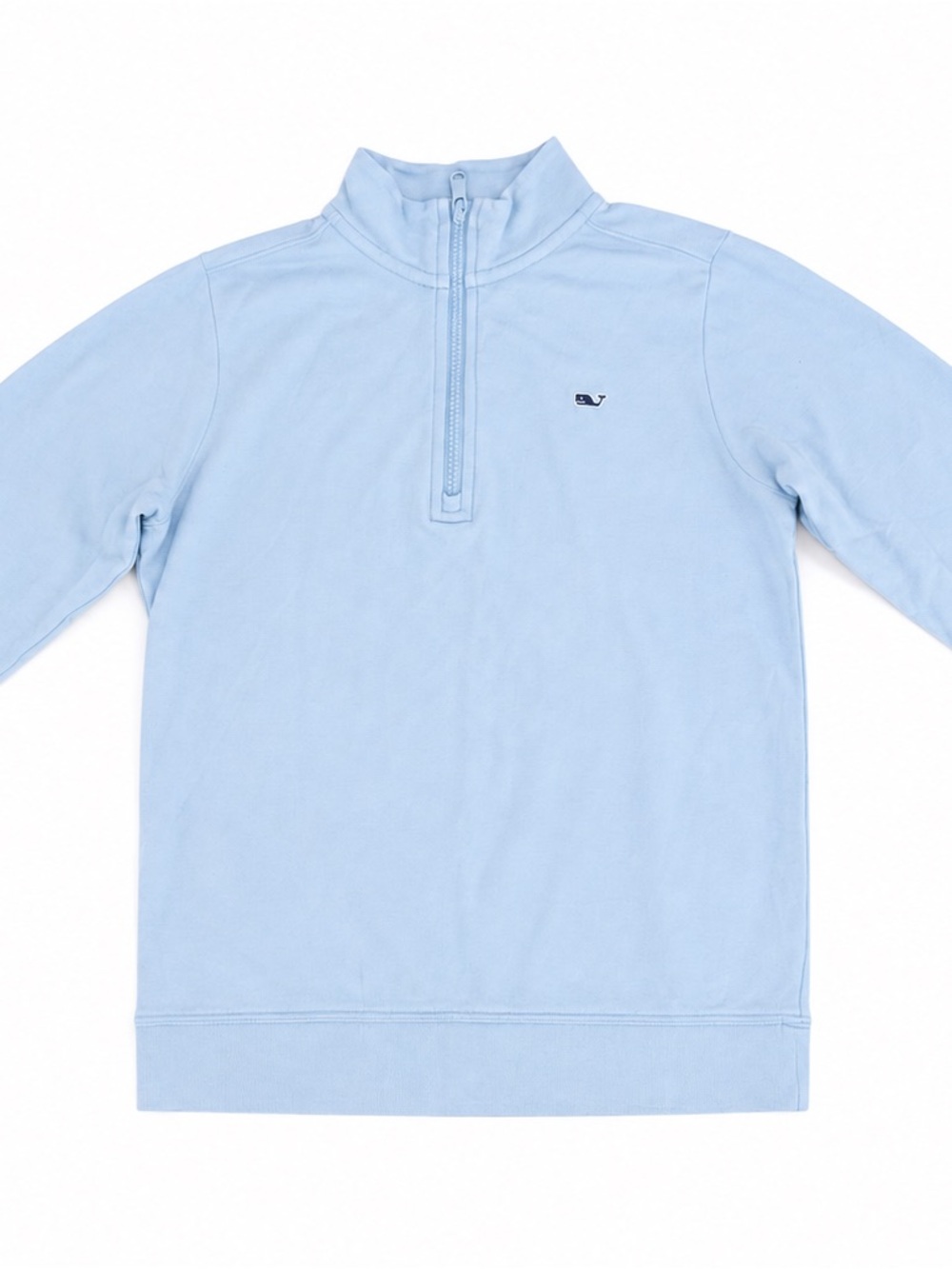 Vineyard Vines Boys Small (8-10) Blue 1/4 Zip Pullover Lightweight